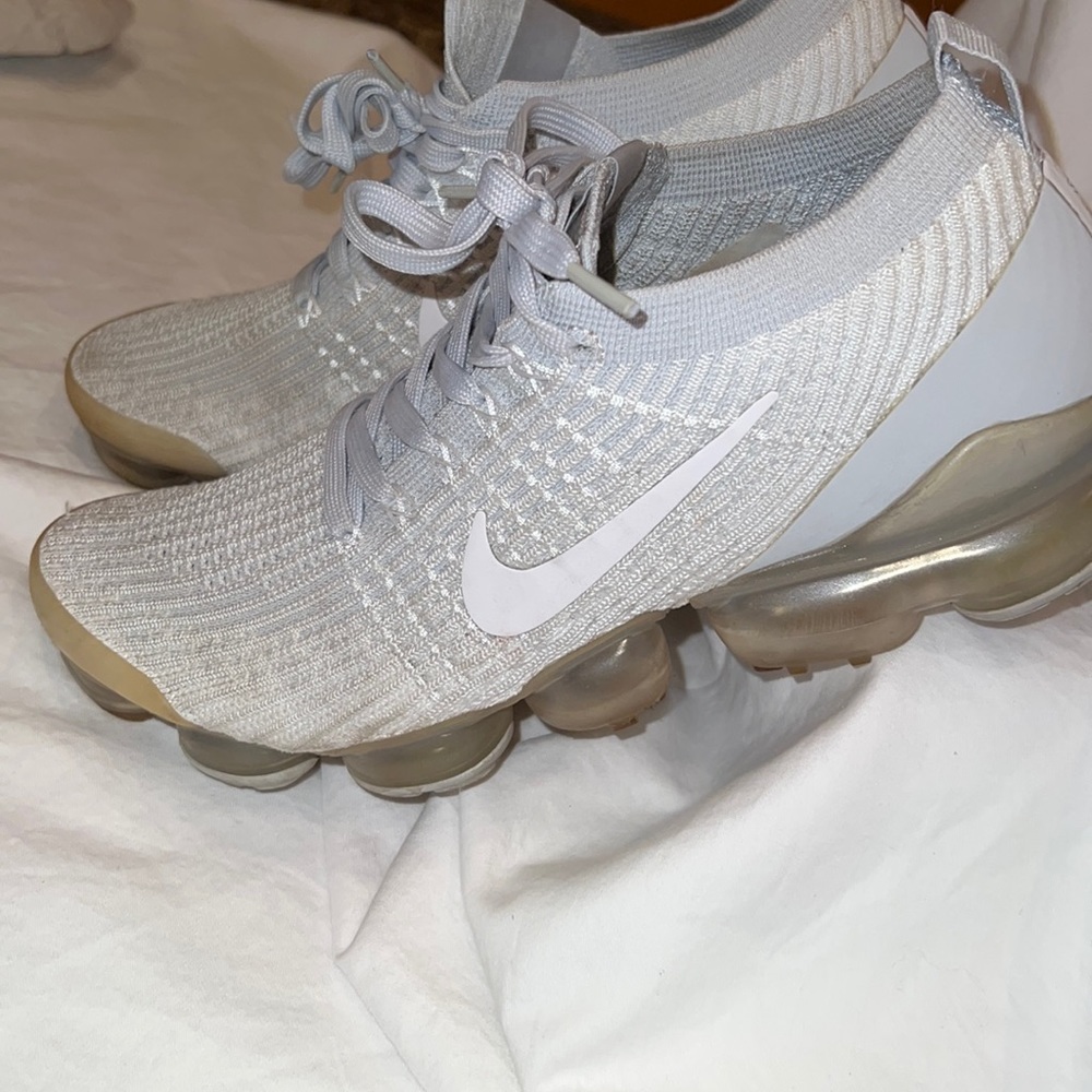Nike Air VaporMax Flyknit 3 Sneaker white/white/Pure Platinum size 10m
